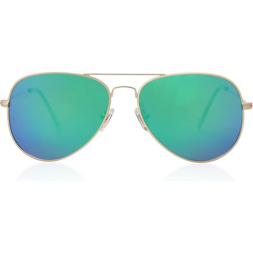 Chicslick-2022 Homme Vintage Vogue Lunettes De Soleil Polarisantes À Monture Métallique Anti-Uv Sj1054[X586]