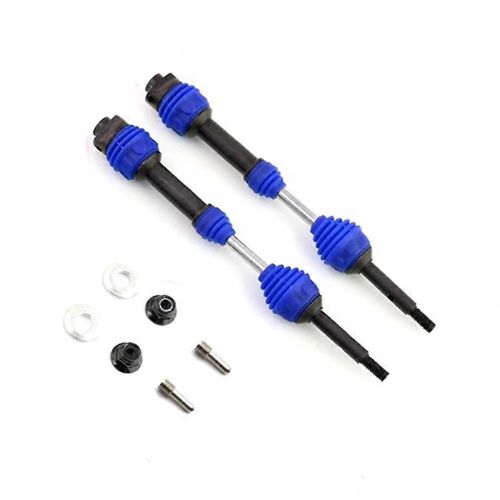 Arbre De Transmission Arrière En Acier 2pcs Cvd 6852r Pour 1/10 Slash Vxl 2wd Hoss Stampede Rc Car, Bleu