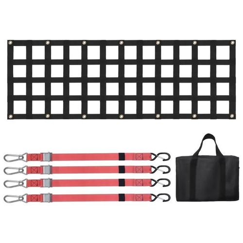 Filet De Hayon-Duoku-54 Po X 18 Po-Pour Camions-Vus-Camionnettes-Jeeps Et Remorques-4 Sangles-Réglable