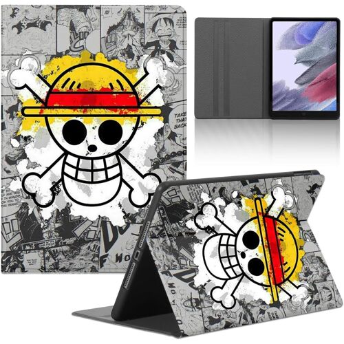 KAL-Tablet Coque Pour Lenovo Tab M10 Plus (3Rd Gen) 10.6'', Animés Gear 5 Squelette Motifs Avec Fonction Support Pu Cuir Flip Housse Étui Support Coque De Tablette Cover Souple,08