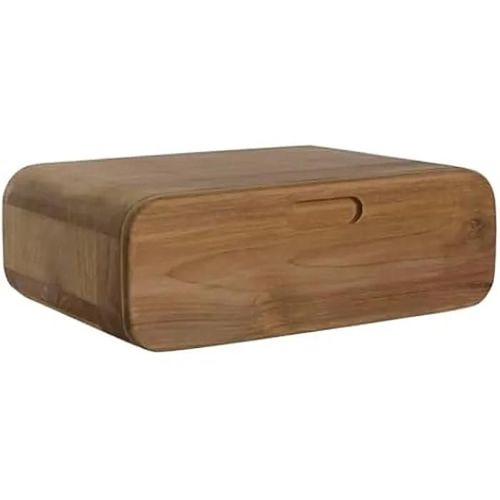 Table De Chevet - Home Esprit - Teck - 50 X 40 X 17 Cm - Multicolore - Contemporain