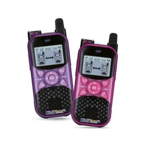 Walkie Talkie VTech KidiTalkie Explorer Rosa/Púrpura Seguridad Juegos STEM VoiceFX