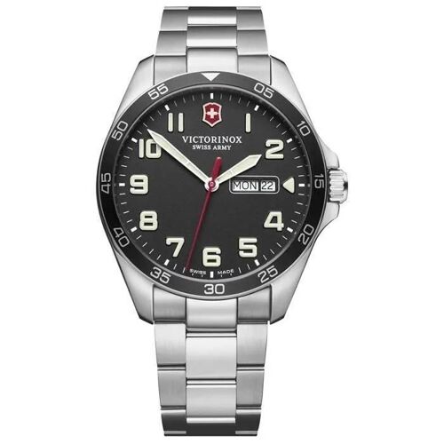 Victorinox Field Watch Montre Homme Analogique Quartz Avec Bracelet Acier Inoxydable V241849 7514