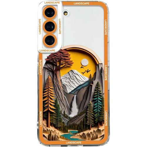 Sjzg-Coque Compatible Avec Samsung Galaxy S22 Plus, En Tpu Souple, Lever De Soleil, Rivière, Arbre, Paysage, Esthétique, Résistante Aux Chutes, Compatible Avec Samsung Galaxy S22 Plus Pour Homme Et F