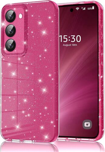Coque De Téléphone Portable Pour Samsung Galaxy S23 5G Avec Paillettes, En Silicone Tpu Anti-Empreintes Digitales, Coque De Protection Antichoc, Fine, Résistante Aux Rayures Et Protectrice Pour