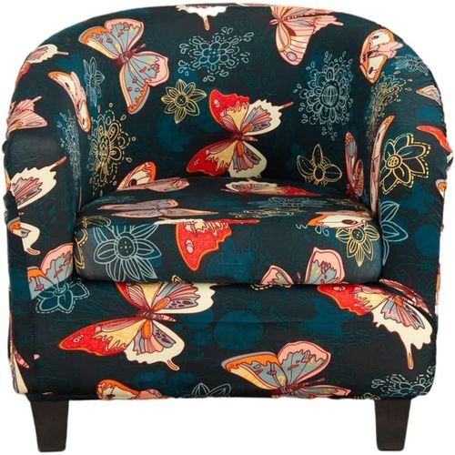 Housse Fauteuil Crapaud Cabriolet Avec Accoudoir 2 Pieces Housse De Canapé Relax Club Chaise De Baignoire Housse De Fauteuil Extensible Polyester (Color : #26, Size : 1 Pièce)