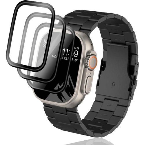 Kal-Protection D'écran Pour Apple Watch Ultra 3 49mm Verre Trempé 3 Pièces Haute Définition/Sensible Au Toucher/Anti-Empreintes Pour Apple Watch Ultra 3 49mm Protection D'écran