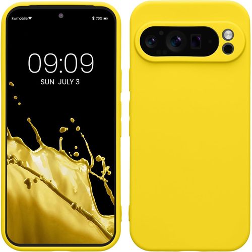 Housse Compatible Avec Google Pixel 9 Pro Coque - Housse De Téléphone En Tpu Avec Protection Appareil Photo - Jaune Radieux