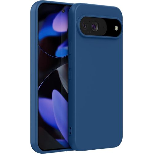 Coque Pour Google Pixel 9 / Pixel 9 Pro, Avec Couche Intérieure Douce, Etui Housse Protection Tpu Silicone Mince Souple Antichoc Case Pour Pixel 9/9 Pro, Bleu