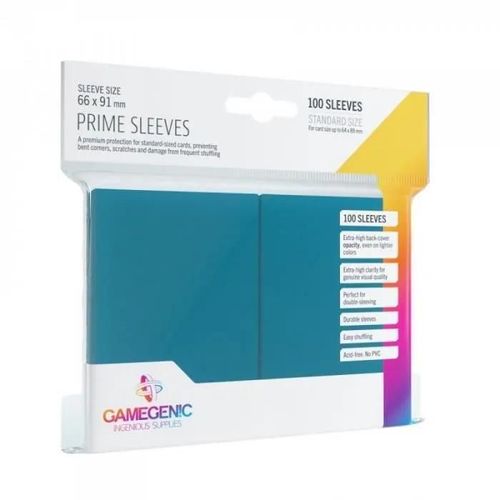 Sleeves - Gamegen!C - Gg1016 - Bleu - 100 Unités - Résistant Aux Déchirures
