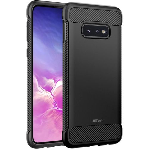 Coque Fine Pour Samsung Galaxy S10e, Étui Housse De Téléphone Ultra Mince Anti-Chocs Avec Conception En Fibre De Carbone (Noir)