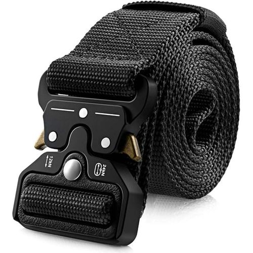Men's Military Belt,1.5 Inch Nylon Work Belt,Military Tactical Belt With Quick Release Metal Buckle For Outdoor Sport.[E1329]