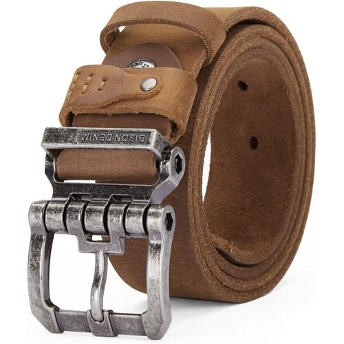 Cauc-Hommes Ceinture En Cuir Ceinture En Alliage Décontractée Ceintures Ceinture En Jean38 Mm De Large, Avec Boîte Cadeau