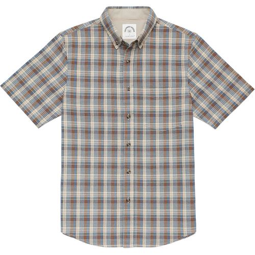 Jfkjg-® Chemise Homme Manches Courtes Carreaux Manche Courte Décontractée En Coton Avec Poche Western Regular Fit