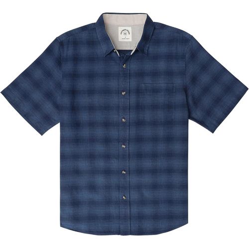 Jfkjg-® Chemise Homme Manches Courtes Carreaux Manche Courte Décontractée En Coton Avec Poche Western Regular Fit