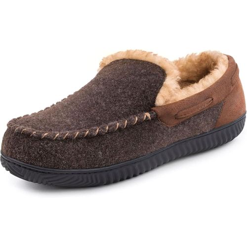 Jfkjg Hearthfire Chaussons Mocassins En Mousse Mémoire De Forme Pour Homme
