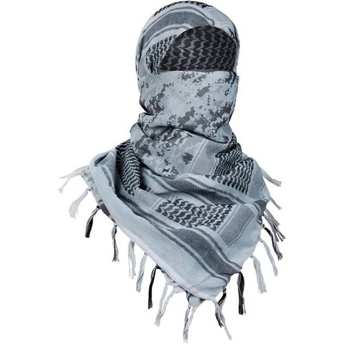 Sept-Foulard Écharpe Militaire Shemagh Tactique Désert Keffiyeh Avec Tassel 43 X 43 Pouces