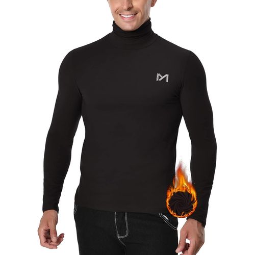 Jfkjg-Tee Shirt Thermique Homme Manche Longue, Baselayer Maillot Running Vetement Fitness Pour Sports Jogging Musculation Chemise