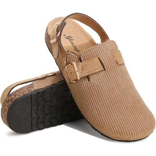Jfkjg-Chaussons Sabots Femme Homme, Antidérapant Hiver Chaudes Peluche Pantoufle De Maison D'intérieur Extérieur Automne Mules Confort Chaussures