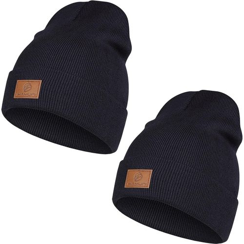 Jfkjg-Bonnet Pour Homme Et Femme - Bonnet D'hiver Classique Confortable Et Respirant En Acrylique Doux - Style Vintage Uni - Idée Cadeau Unisexe