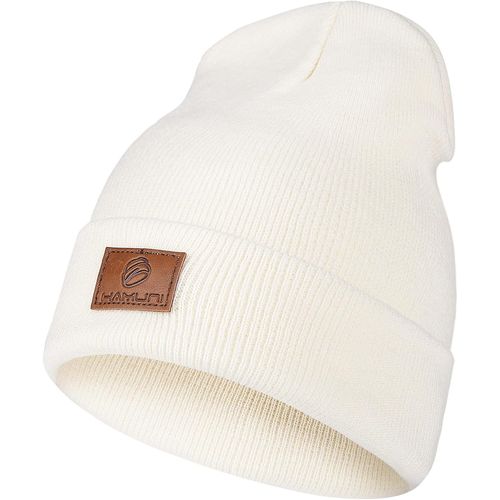 Jfkjg-Bonnet Pour Homme Et Femme - Bonnet D'hiver Classique Confortable Et Respirant En Acrylique Doux - Style Vintage Uni - Idée Cadeau Unisexe