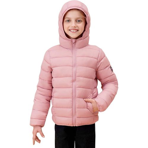 Jfkjg-Manteaux D'hiver Garçons Filles Doudoune Légère Imperméable Coupe-Vent Compressible Veste À Capuche Pour Enfants