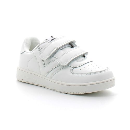 Victoria Baskets Scratch Blanches Pour Enfants Blanc