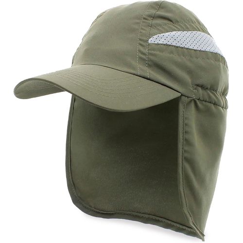 Jfkjg-Bluecholon Casquette Avec Protection Cou Et Nuque. Casquette Trekking Montagne Randonnée. Casquette À Fermeture Réglable En Microfibre. Casquette Pour Homme. Casquettes Pour Femme.