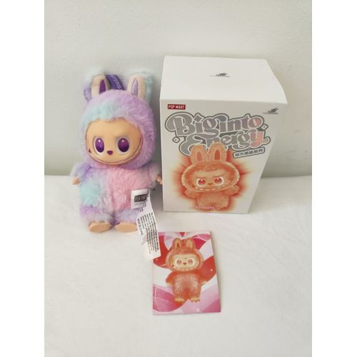Labubu Plush Toy Blind Box Soft Rubber Face Macaron Design 25x22cm