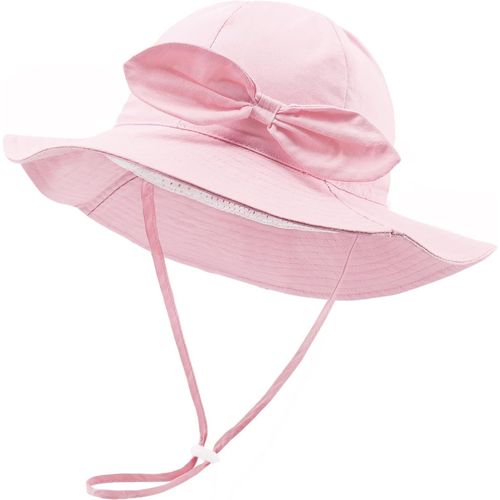Jfkjg-Bobs Bébé Filles Enfant Chapeau De Soleil Unisexe En Pliable Protection Anti-Uv Solaire Plage Chapeaux De Soleil Bébé Fille Upf 50+