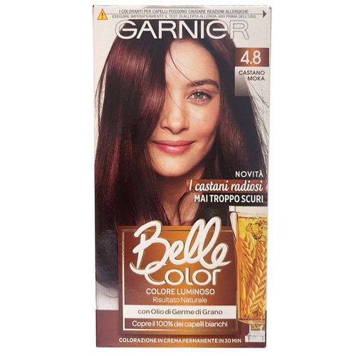 Garnier - Coloration Permanente Belle Color - 4.8 Chatain Mocha 