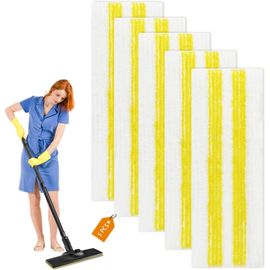 SUBZONAL-5 Pièces Serpillere Recharge pour Kärcher EasyFix Bonnettes Nettoyeurs Vapeur Kit, pour Kärcher EasyFix SC 1, SC 2, SC 3, SC 4, SC 5 Microfibre Lingette Accessoires, pour Nettoyage Tous Type