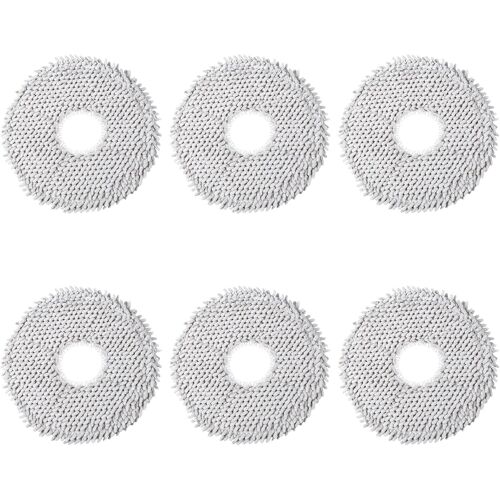 JFKJG-Lot de 6 lingettes de rechange pour robot aspirateur Dreame L10 Ultra/L10s Pro/L10s Ultra/L10 Prime/L20 Ultra/X40 Ultra/Xiaomi X20+, en microfibre, lavable, accessoire de serpillère humide
