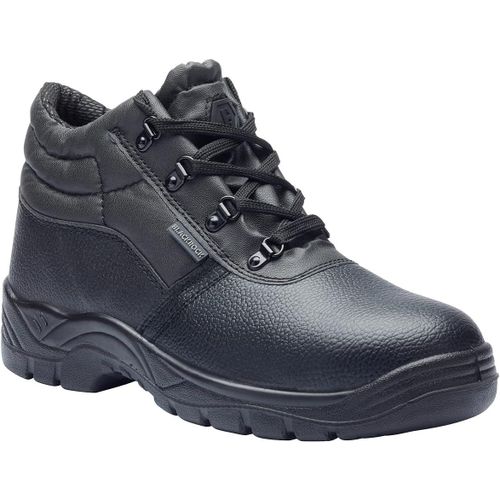 Kjakl-Sb-P Src And S3 Safety Chukka Boots With Anti Static Protection, Black Leather Safety Hiker With Steel Toe Cap & Protective Steel Midsole, Ankle Support, Lightweight Safety Work Boots - 47