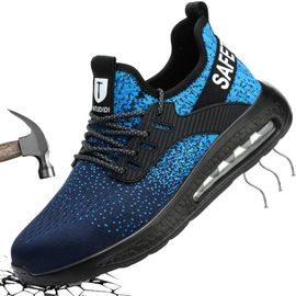 Kjakl-Chaussures De Sécurité Hommes Femmes Légère Safety Shoes Men Basket De Sécurité Homme Embout Acier Antidérapant Respirante 38-46eu
