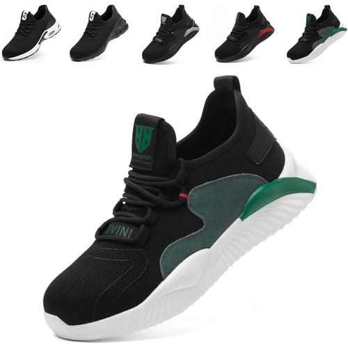 Kjakl-Chaussures De Sécurité Homme Femme Chaussures De Travail Légère Respirant Baskets De Sécurité - 45