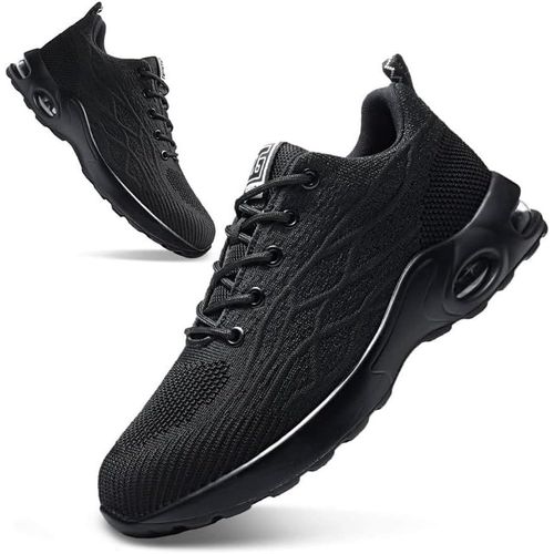 Kjakl-Chaussures De Sécurité Homme Femme Basket De Securite Baskets Chantiers Embout Acier Respirant Chaussures De Travail Légère Anti-Perforation - 44