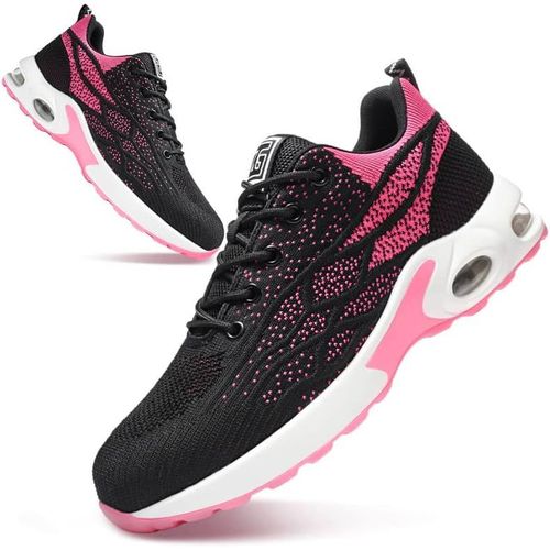 Kjakl-Chaussures De Sécurité Homme Femme Basket De Securite Baskets Chantiers Embout Acier Respirant Chaussures De Travail Légère Anti-Perforation