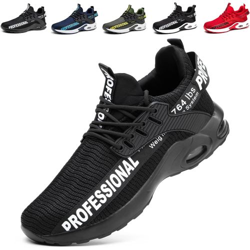 Kjakl-Chaussures De Sécurité Hommes Légère Baskets Securite Femme Confortable Chaussures De Travail Embout Acier Protection Respirante - 45
