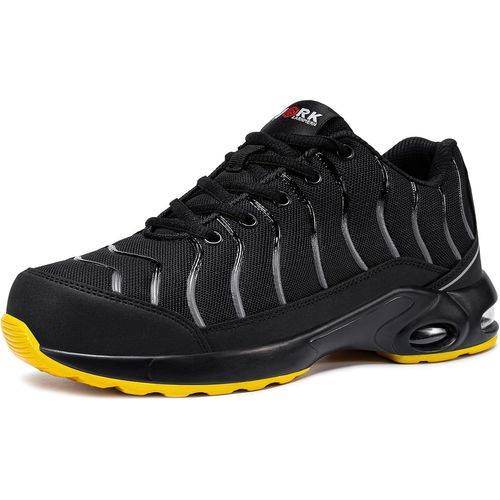 Kjakl-Chaussures De Securite Légère Homme Femme Basket De Sécurité Confortable Chaussures Travail Sécurité Embout En Acier Anti-Perforation - 45