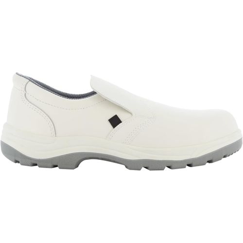 Kjakl-S2 Chaussures De Sécurité Hommes Avec Embout En Acier ¿ X0500 - Chaussure De Travail Antidérapante Femmes, Sabot De Sécurité En Cuir, Antibactérien, Résistant À L¿Eau, Blanc