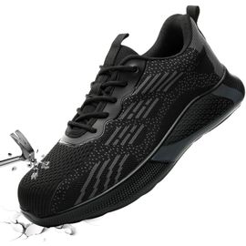 Kjakl Chaussures De Sécurité Chaussures De Travail Hommes Femmes Respirantes Antidérapantes Embout En Acier Chaussures De Protection Pour Unisexe 36 46