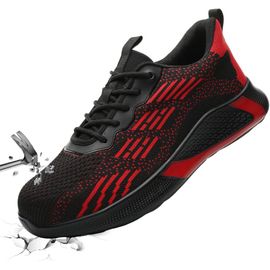 Kjakl Chaussures De Sécurité Chaussures De Travail Hommes Femmes Respirantes Antidérapantes Embout En Acier Chaussures De Protection Pour Unisexe 36 46