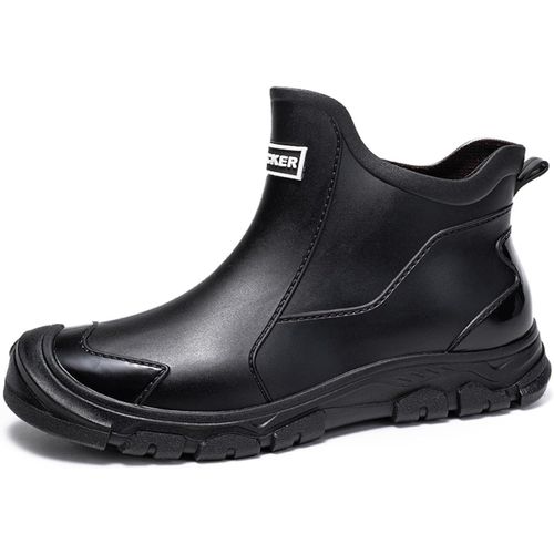 Kjakl-Bottes Caoutchouc Homme Bottes De Pluie Femme Imperméables À L'eau Antidérapantes Chaussures De Travail Homme Bottes Jardin Élégant Et Confortable Lumière Doux 38-46eu