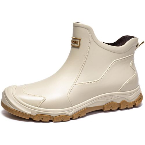 Kjakl-Bottes Caoutchouc Homme Bottes De Pluie Femme Imperméables À L'eau Antidérapantes Chaussures De Travail Homme Bottes Jardin Élégant Et Confortable Lumière Doux 38-46eu
