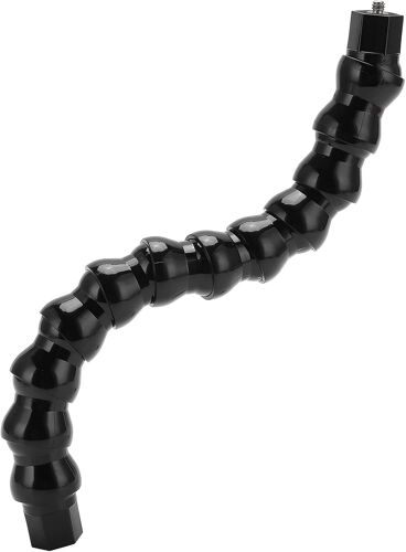 Flexclamp Bras Flexible Col de Cygne, Jaws Flex Support à Pince, Support de mâchoires à col de Cygne pour Monopode Flexible FLW 265, Trous de vis de 1/4 po sur vis de 1/4 po 12 Sections