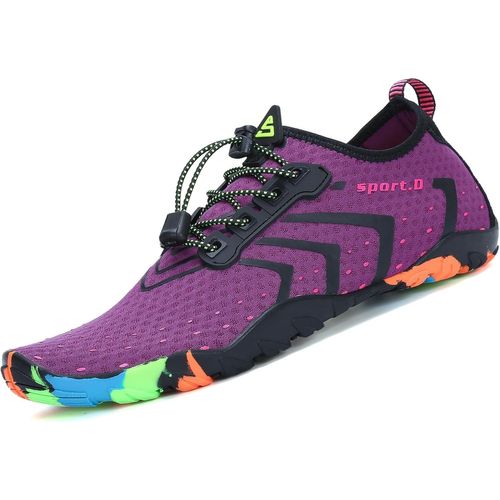 Kjakl-Chaussure D'eau Homme Femme Chaussures Aquatiques Respirant Séchage Rapide Chaussures De Plage, Gr.35-48
