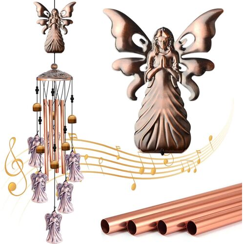Carillon Éolien Religieux Pour L'extérieur-Cadeau Pour Femme-Décoration De Jardin-Cadeau D'anniversaire Pour Maman,Grand-Mère,Extérieur,Terrasse,Cour