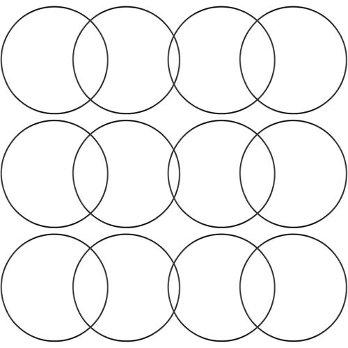 12 Pièces Cercle Attrape Reve Cerceau Rond Couronnes Anneaux Attrape-rêves en Métal Anneaux Décoratifs à Suspendre Anneaux Ronds en Métal pour le Bricolage,Artisanat Mural (Noir,20cm)