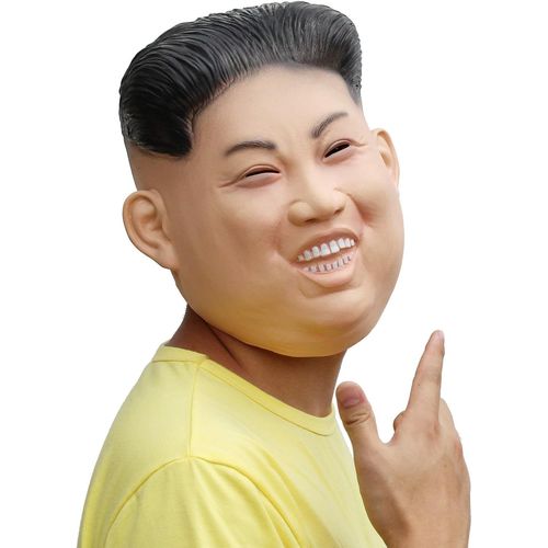 Partycostume Deluxe Innovante Toussaint Costume Réunion Botanique Homme Tête Masque Kim Jong-Un